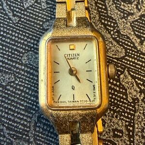 Vintage citizen ladies gold-toned watch
